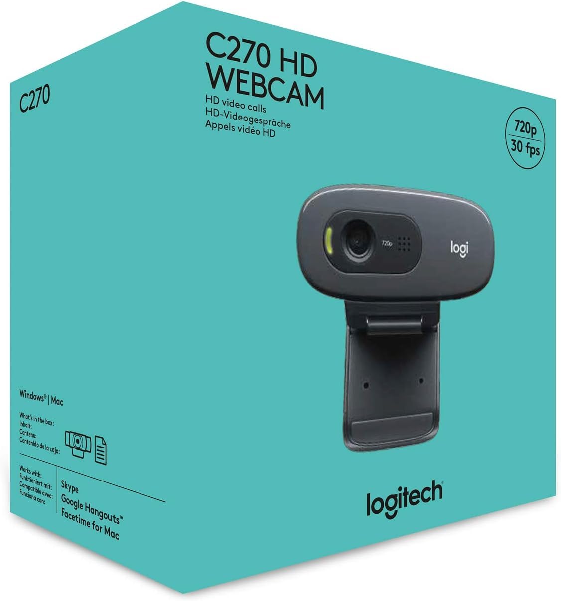 LOGITECH C270 HD Webcam 960001063