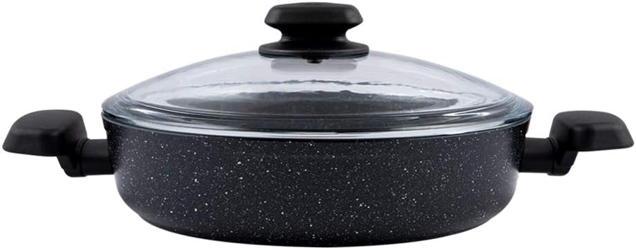 Korkmaz A1843 Ornella Alu. Low Casserole 24x6.5 cm / 2,5 Lt