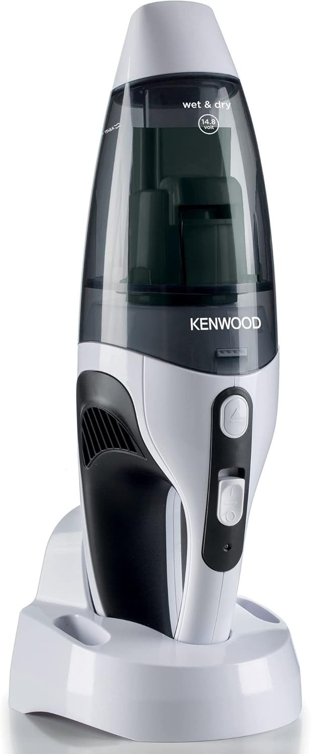 KENWOOD Wet & Dry Cordless Handheld Vacuum Cleaner HVP19.000BW