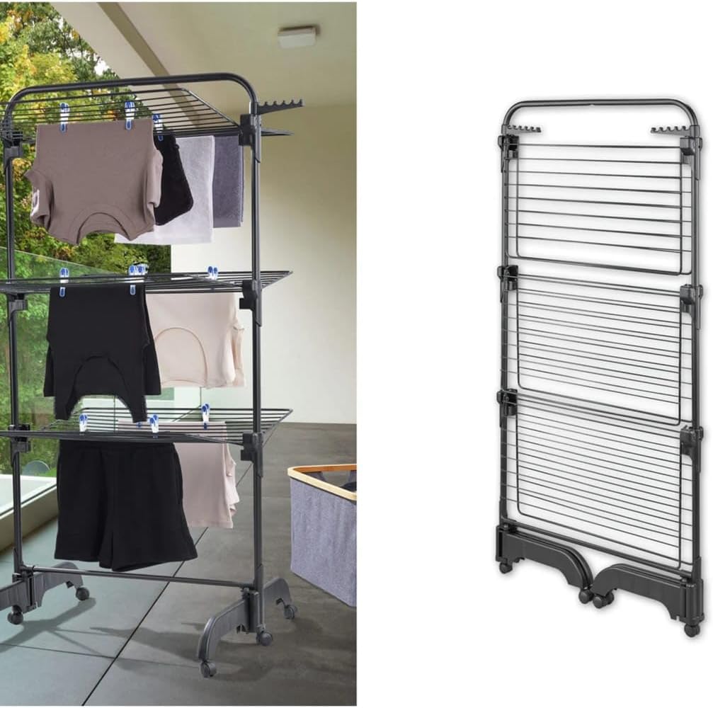 LEIFHEIT 81470 Tower Dryer Classic Tower 270 Black