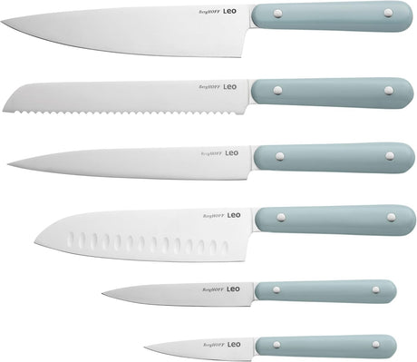 BERGHOFF 7-pc Knife Block Set Glints Slate 3950350
