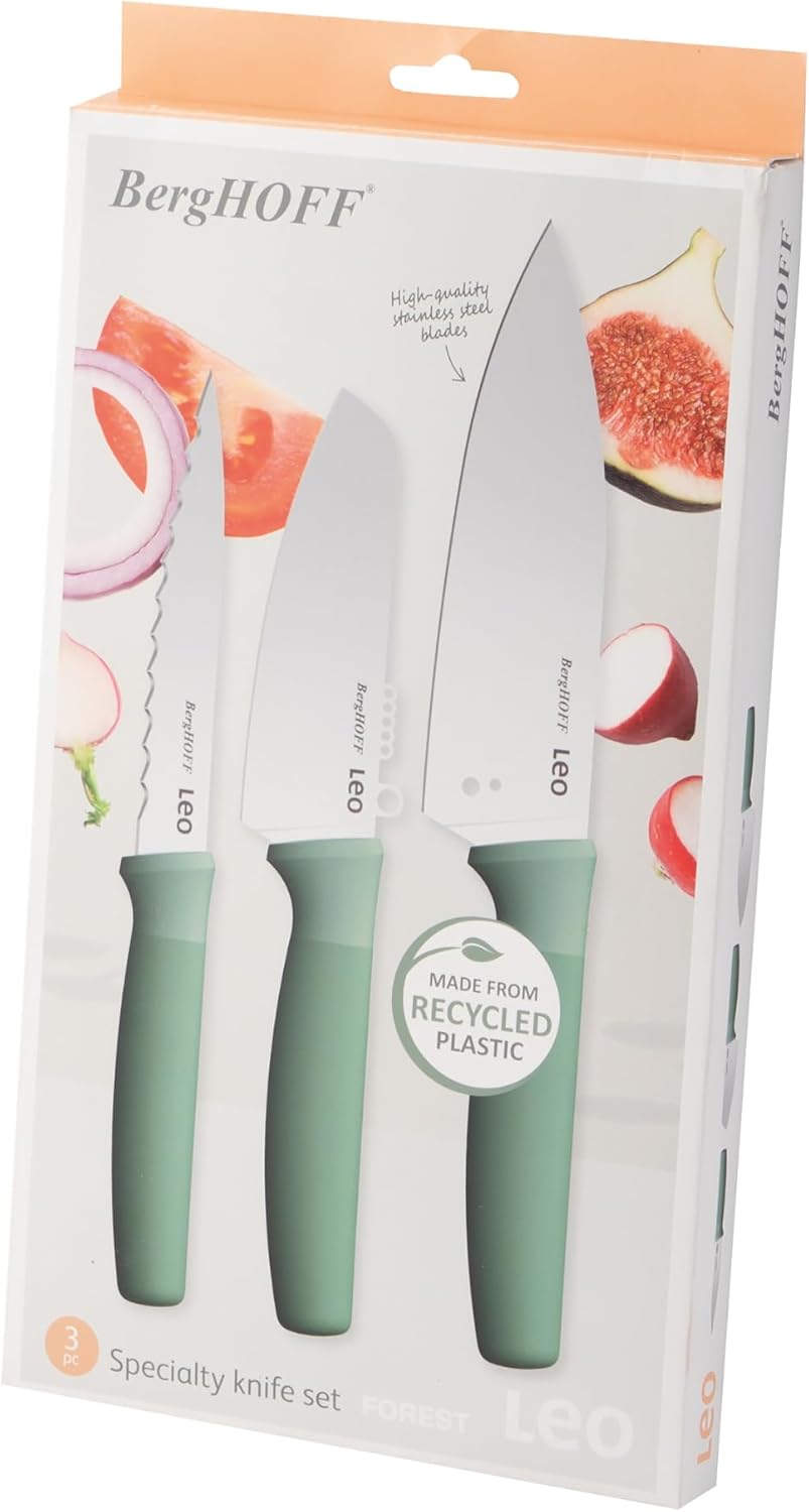 BERGHOFF 3-pc Starter Knife Set Forest 3950529