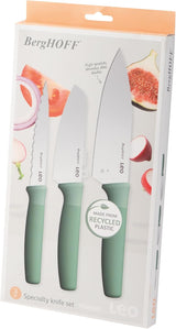 BERGHOFF 3-pc Starter Knife Set Forest 3950529
