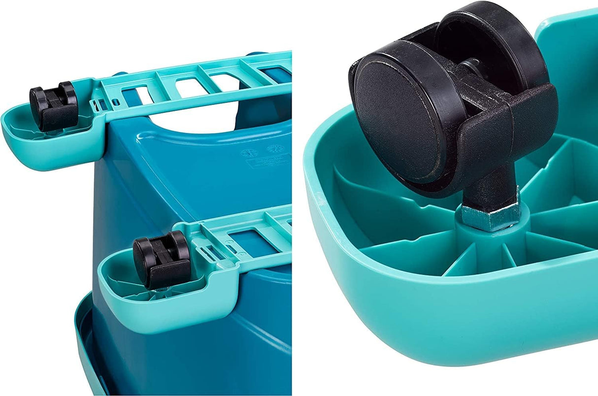 LEIFHEIT 52103 Rolling Cart CLEAN TWIST Ergo