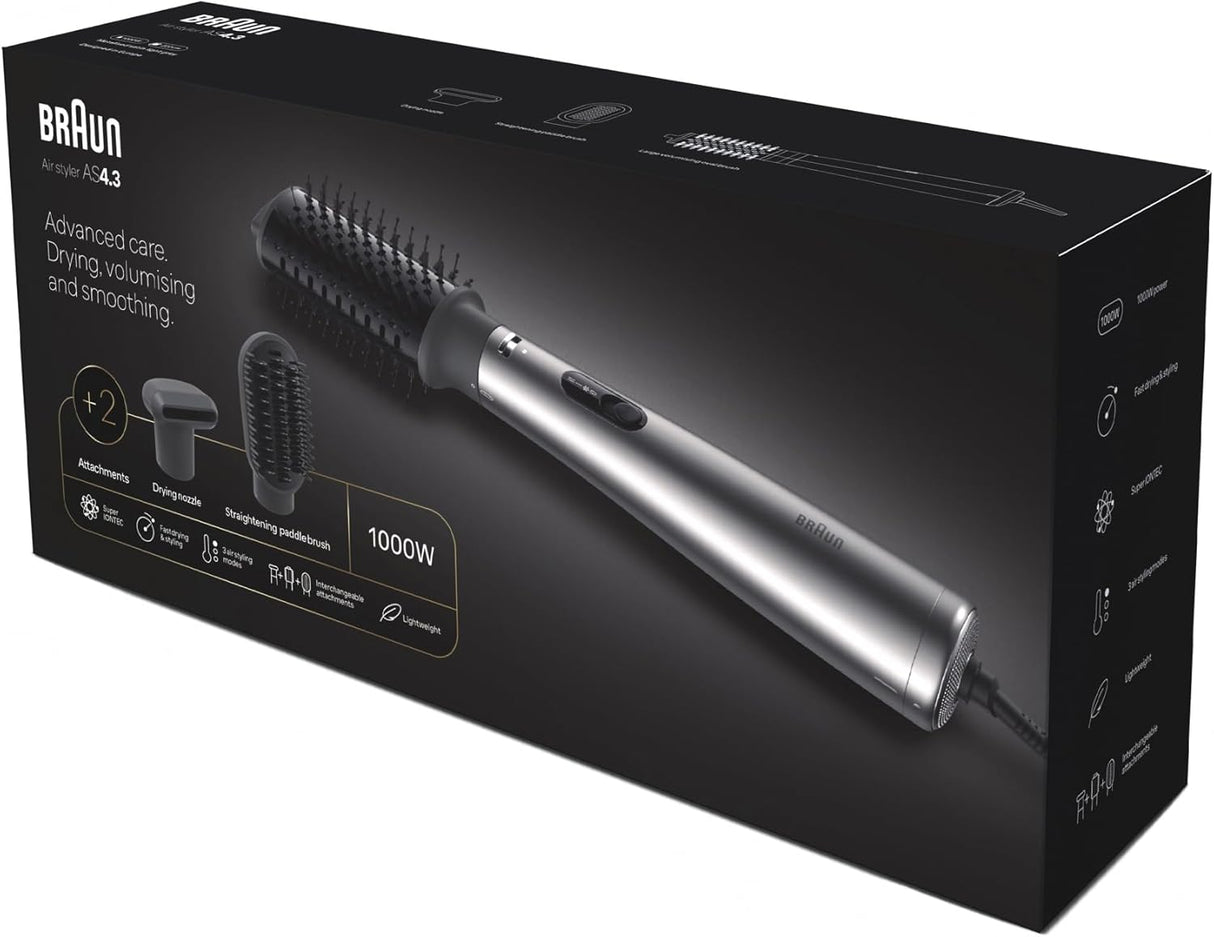 Braun Airstyler AS4.3 Air Brush BRAS430SDE - Ionic Grey