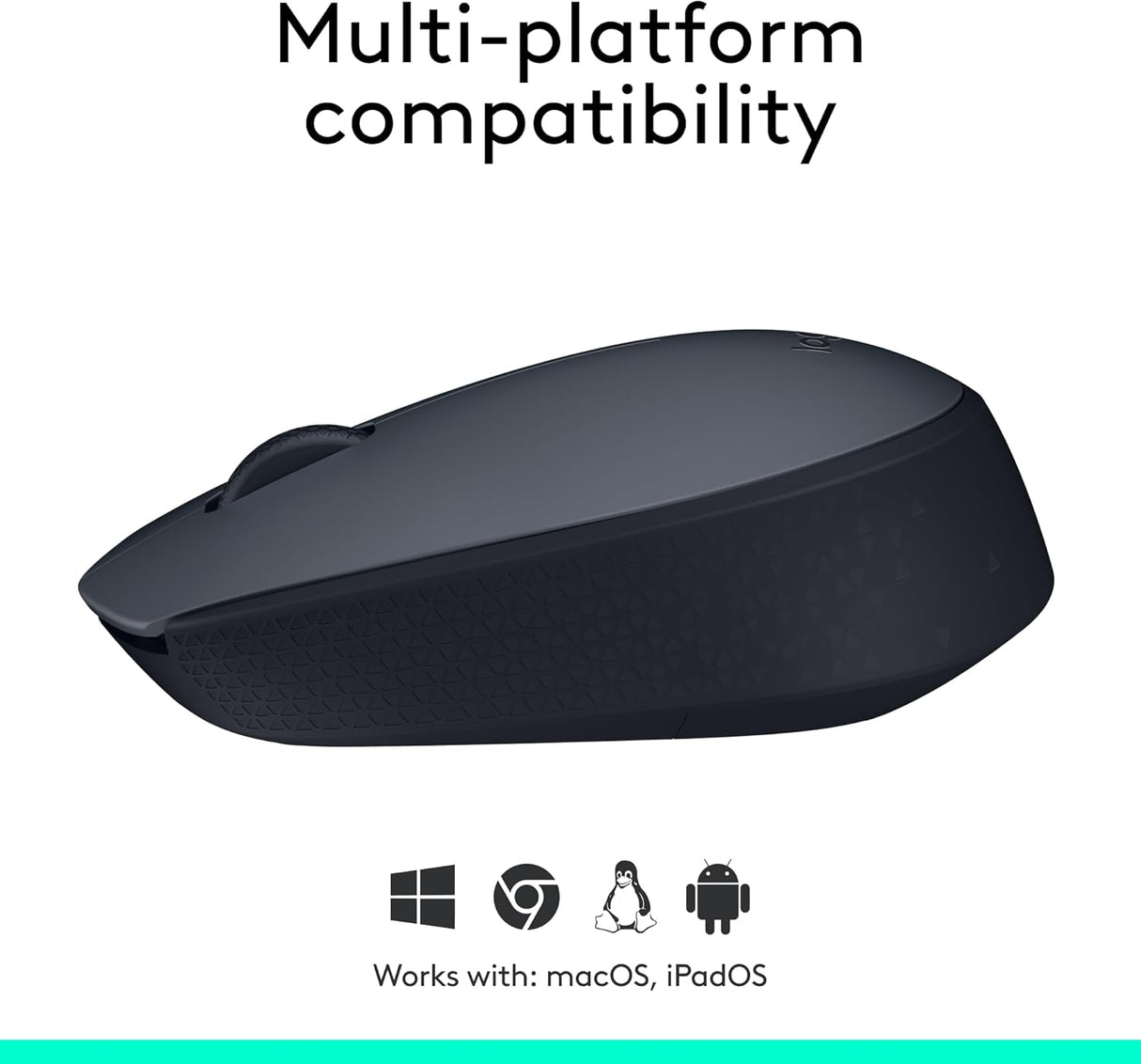 LOGITECH M170 Grey Wireless Mouse 910-004642