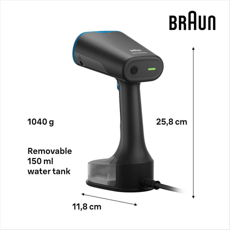 BRAUN QuickStyle 5 Garment Steamer GS 5031 Black/Blue