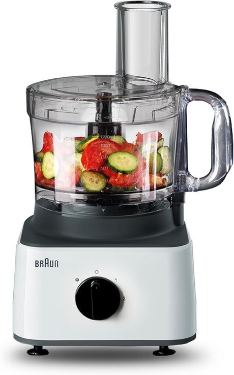 BRAUN PureEase White Food Processor FP0132