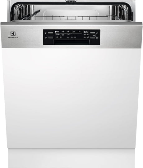 ELECTROLUX 60cm UltimateCare 300 Semi-Integrated Dishwasher EES47310IX