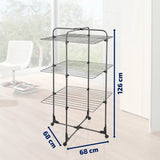 LEIFHEIT 81470 Tower Dryer Classic Tower 270 Black