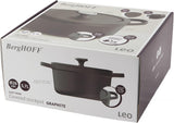 BERGHOFF Covered Stockpot Graphite Cast Iron 26cm 3950466