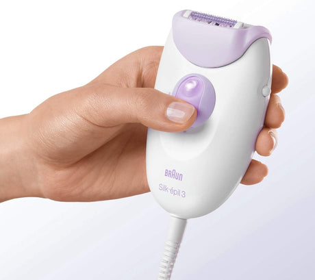 BRAUN Silk-Epil 3 3000 Epilator SE3-000 Purple