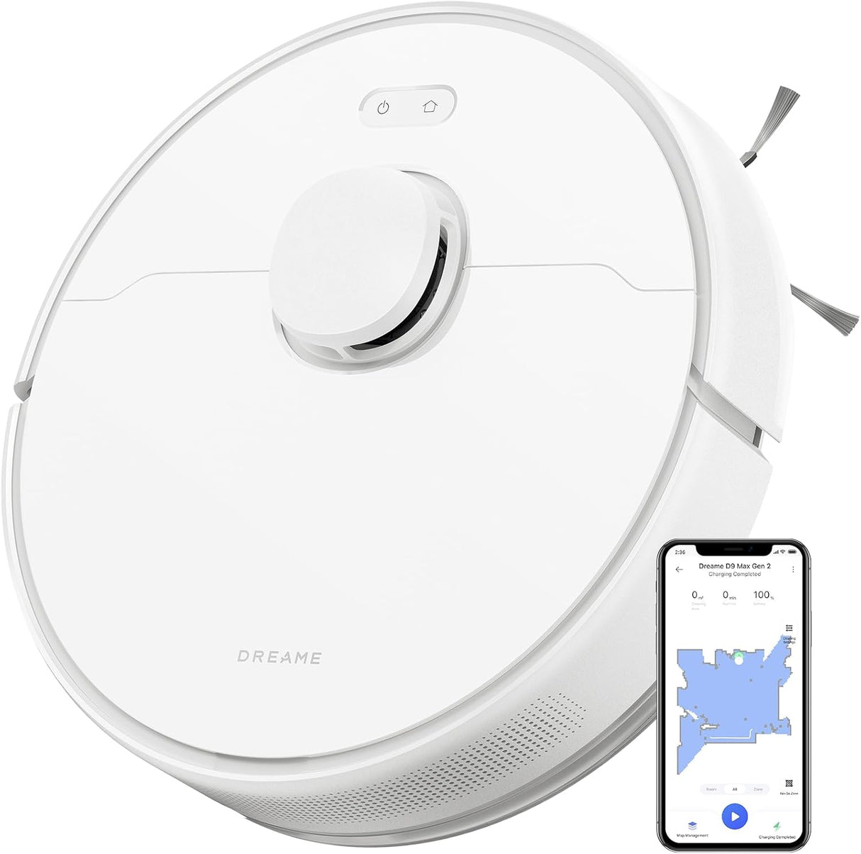 Dreame D9max GEN2 Robot Vacuum White