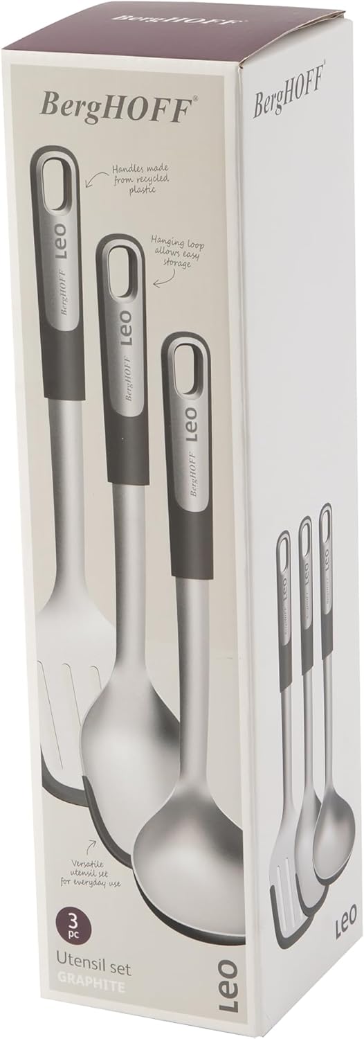 BERGHOFF 3 pc Utensil Set Graphite 3950498