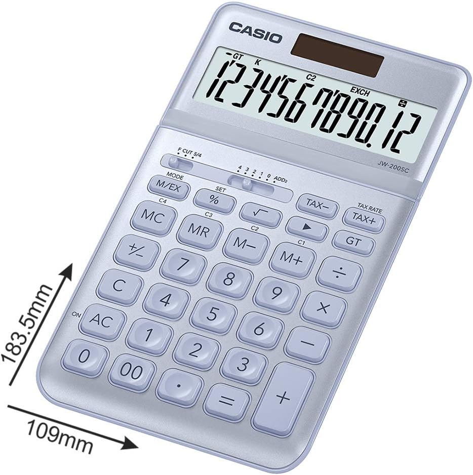 CASIO JW-200SC-BU-N-DP(PH) Desk Calculator