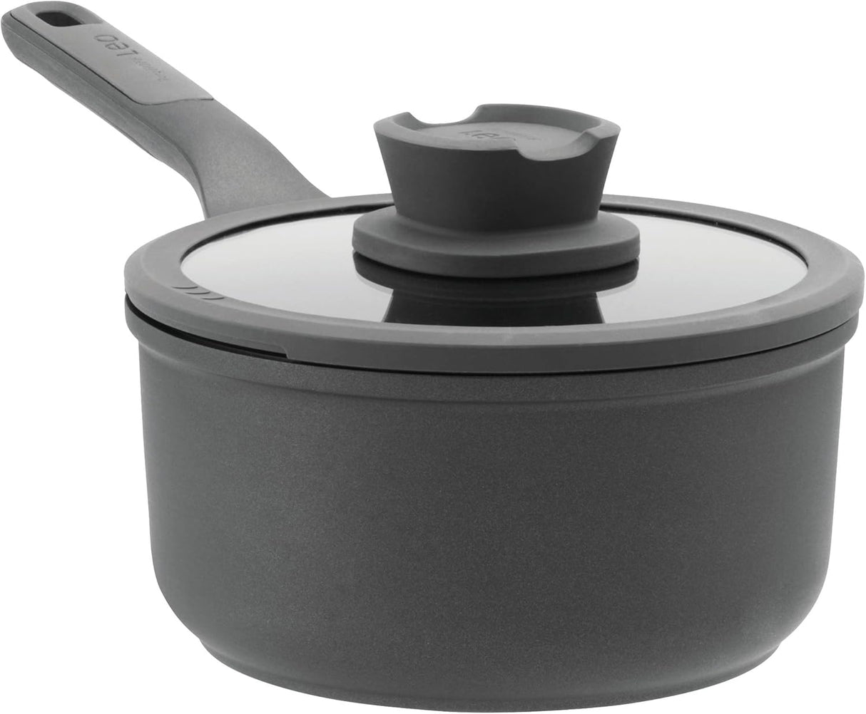 BERGHOFF Covered saucepan non stick Stone+ 18cm 3950591