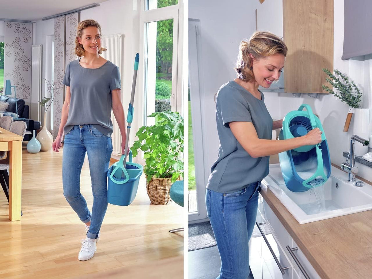 LEIFHEIT 52101 Set Clean Twist Disc Mop Ergo