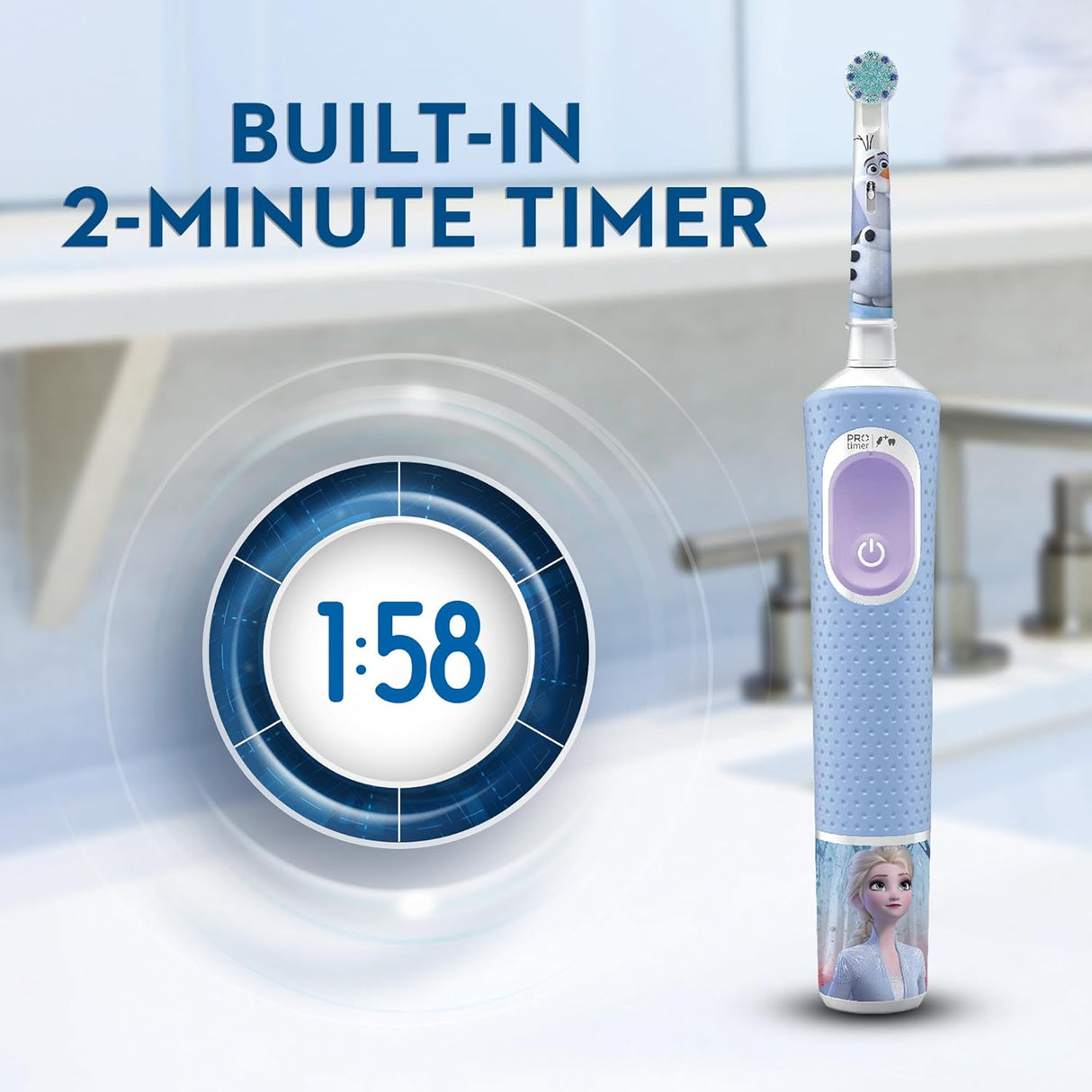 Oral-B Vitality 300 Kids Frozen Electric Toothbrush D103.413.2K