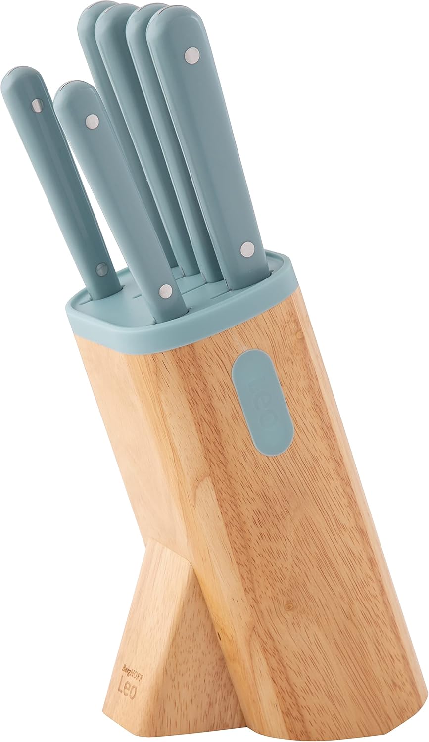 BERGHOFF 7-pc Knife Block Set Glints Slate 3950350