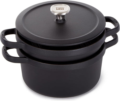 BERGHOFF Grill Pan Graphite Cast Iron 26cm 3950467