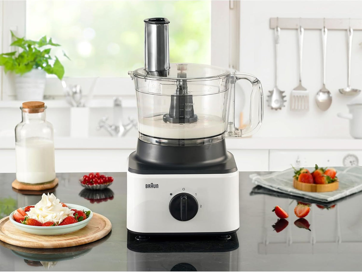 BRAUN PureEase White Food Processor FP0132