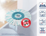 LEIFHEIT 52104 Replacement Head Clean Twist Disc Mop Microduo