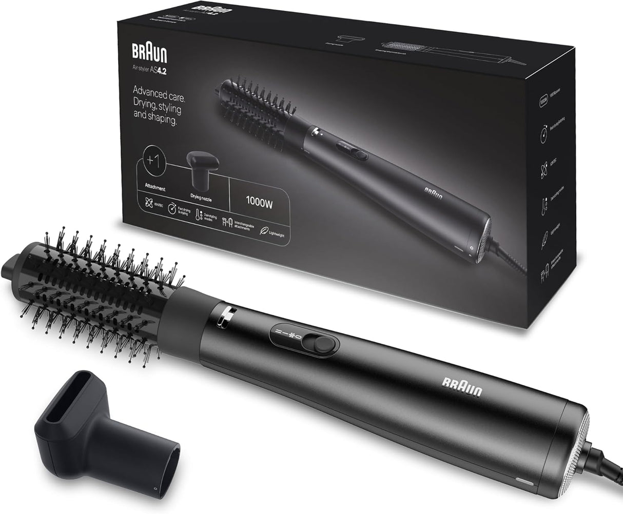 Braun Airstyler AS4.2 Airbrush 1000W BRAS420SDE - Ionic Black