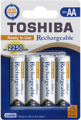 TOSHIBA Rechargeable Battery AA4 2250mAh BP4 277623