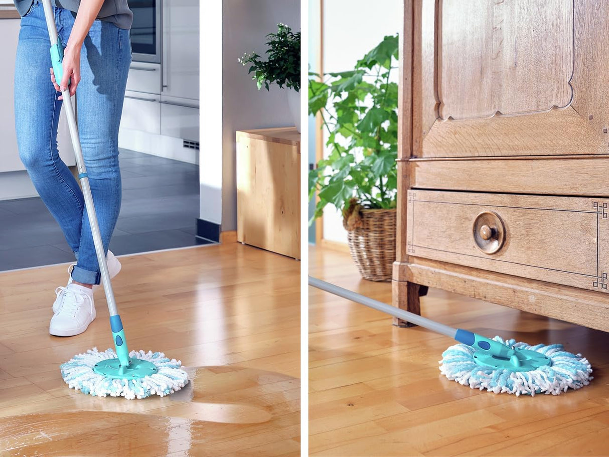LEIFHEIT 52104 Replacement Head Clean Twist Disc Mop Microduo