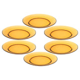 DURALEX Set Of 6 Amber Dinner Plate 23,5 cm 3006DF06D1111