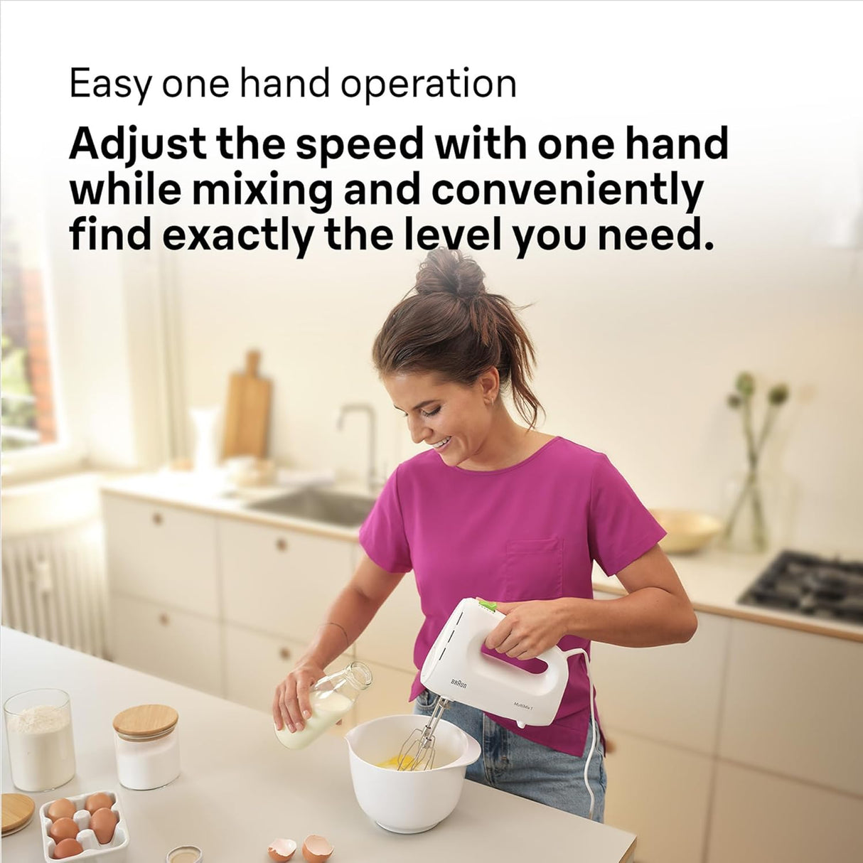 BRAUN MultiMix 1 White Hand Mixer HM1100