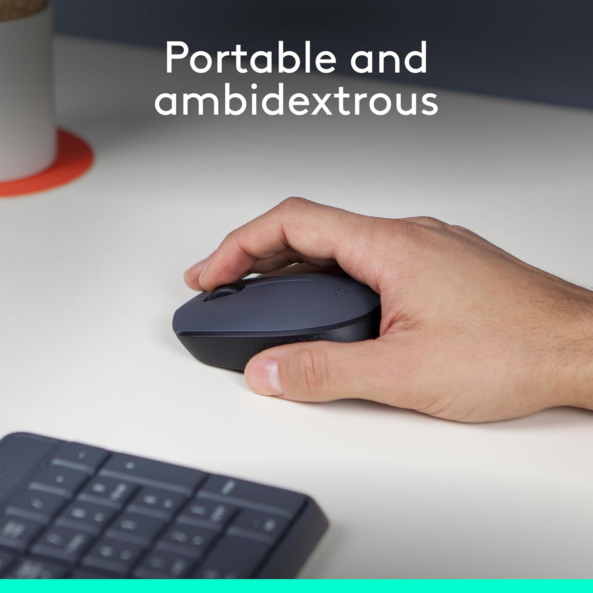LOGITECH M170 Grey Wireless Mouse 910-004642