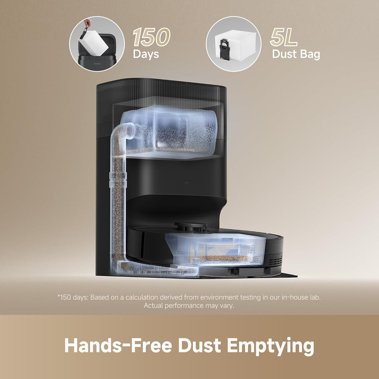 DREAME D20 Plus Black Robot Vacuum