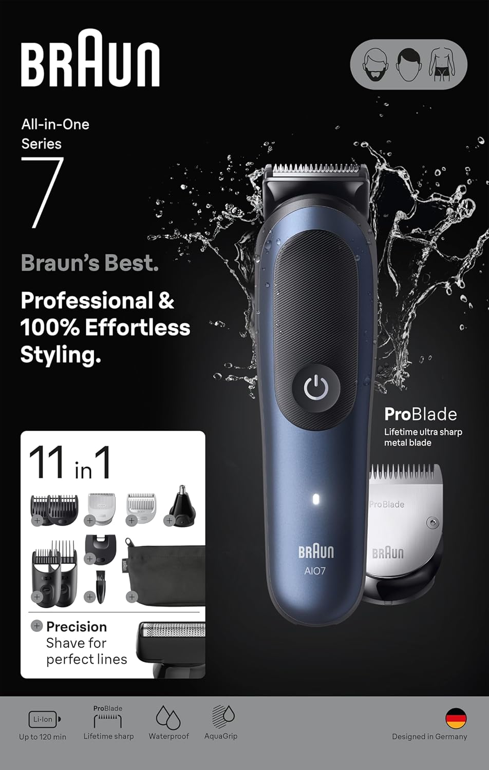 BRAUN All in One Trimmer Serie 7 AIO7540
