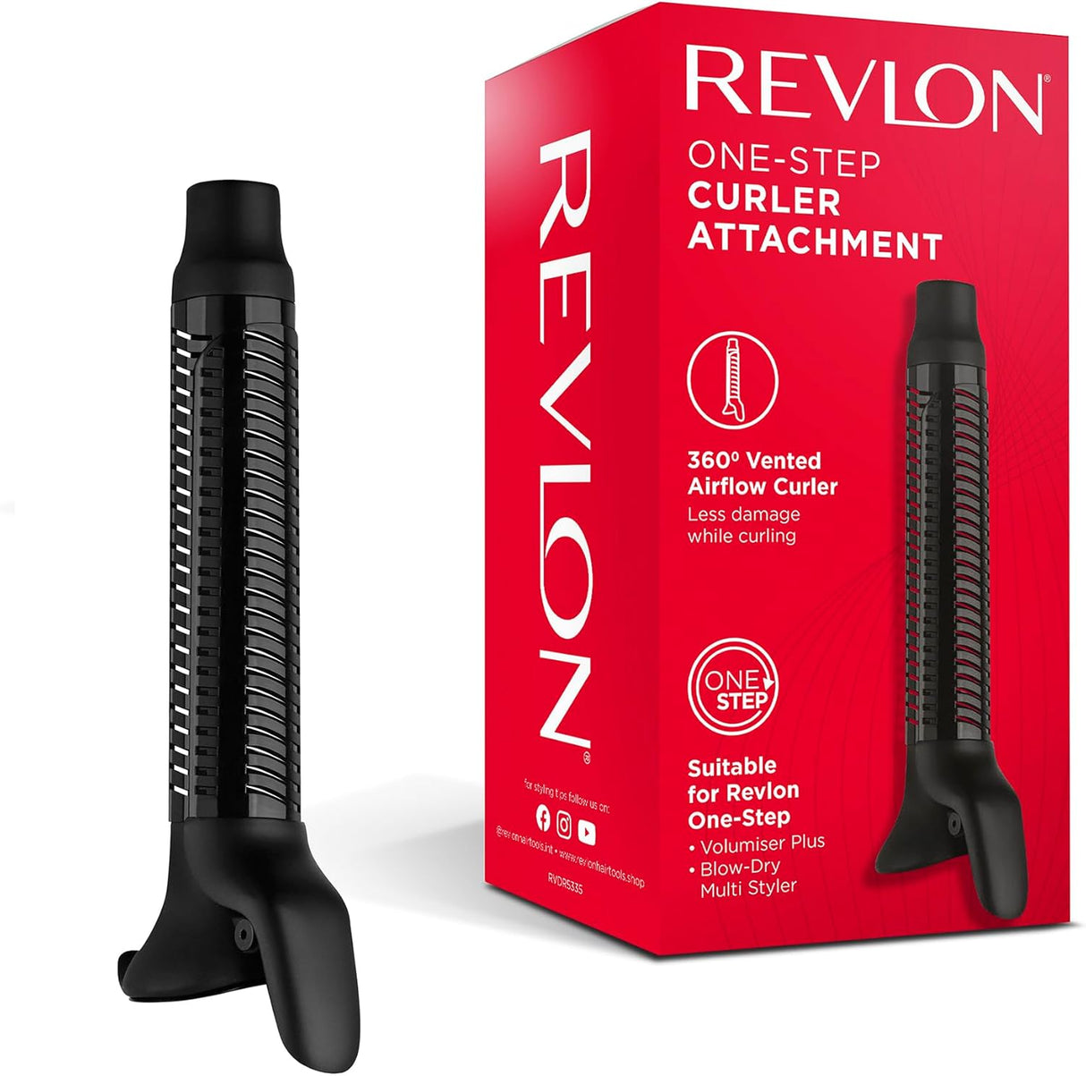 REVLON One-Step Curler Head Attachment Black RVDR5335