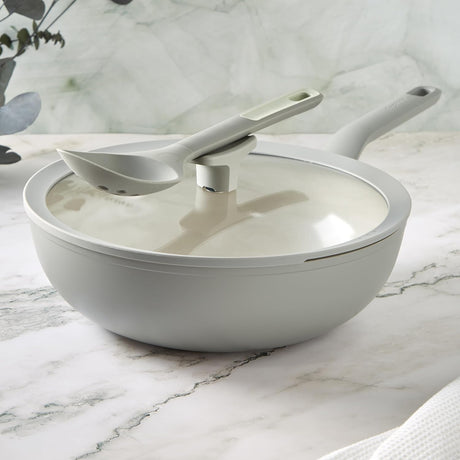 BERGHOFF Covered Wok Balance Moonmist 28cm 3950432