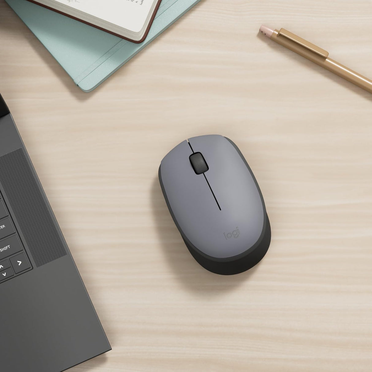 LOGITECH M170 Grey Wireless Mouse 910-004642