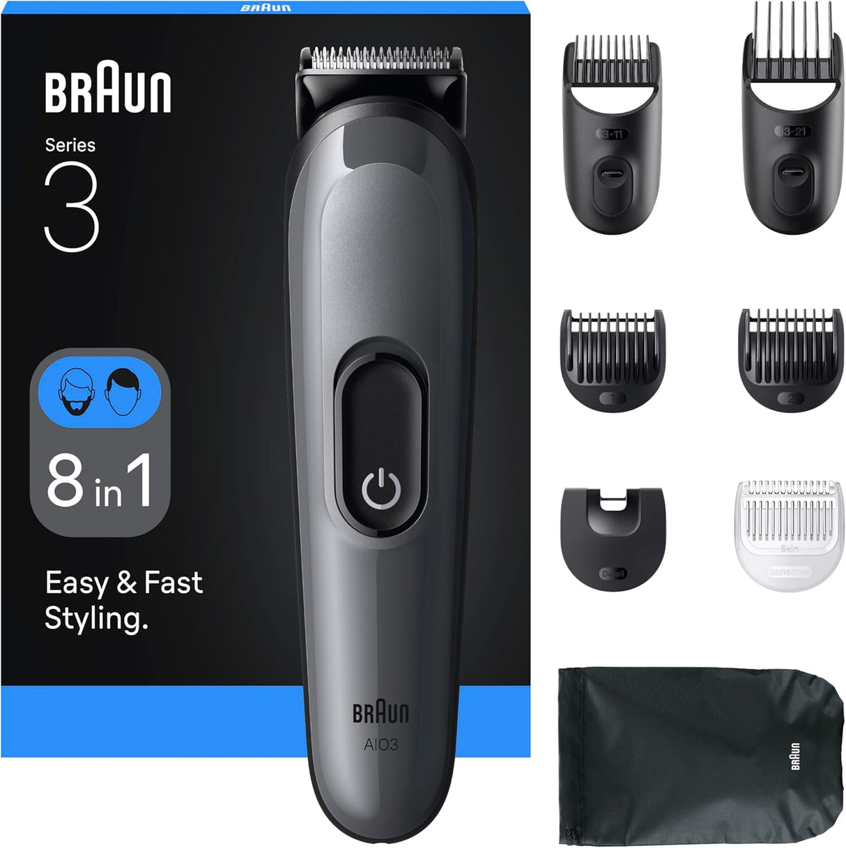 BRAUN All in One Trimmer Serie 3 AIO3540