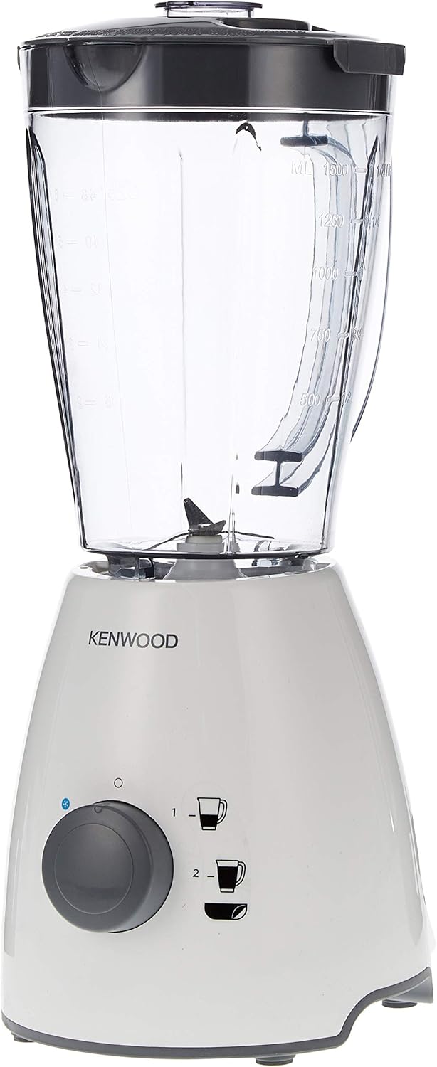 Kenwood White Smoothie Blender with Grinder, Chopper & Ice Breaker BLP10.A0