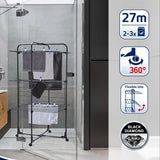 LEIFHEIT 81470 Tower Dryer Classic Tower 270 Black