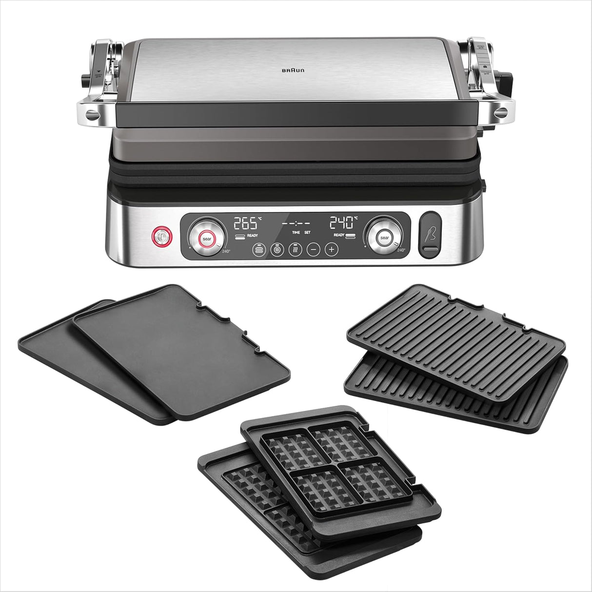 BRAUN MultiGrill 9 Pro Contact grill CG 9167 Black/Stainless steel