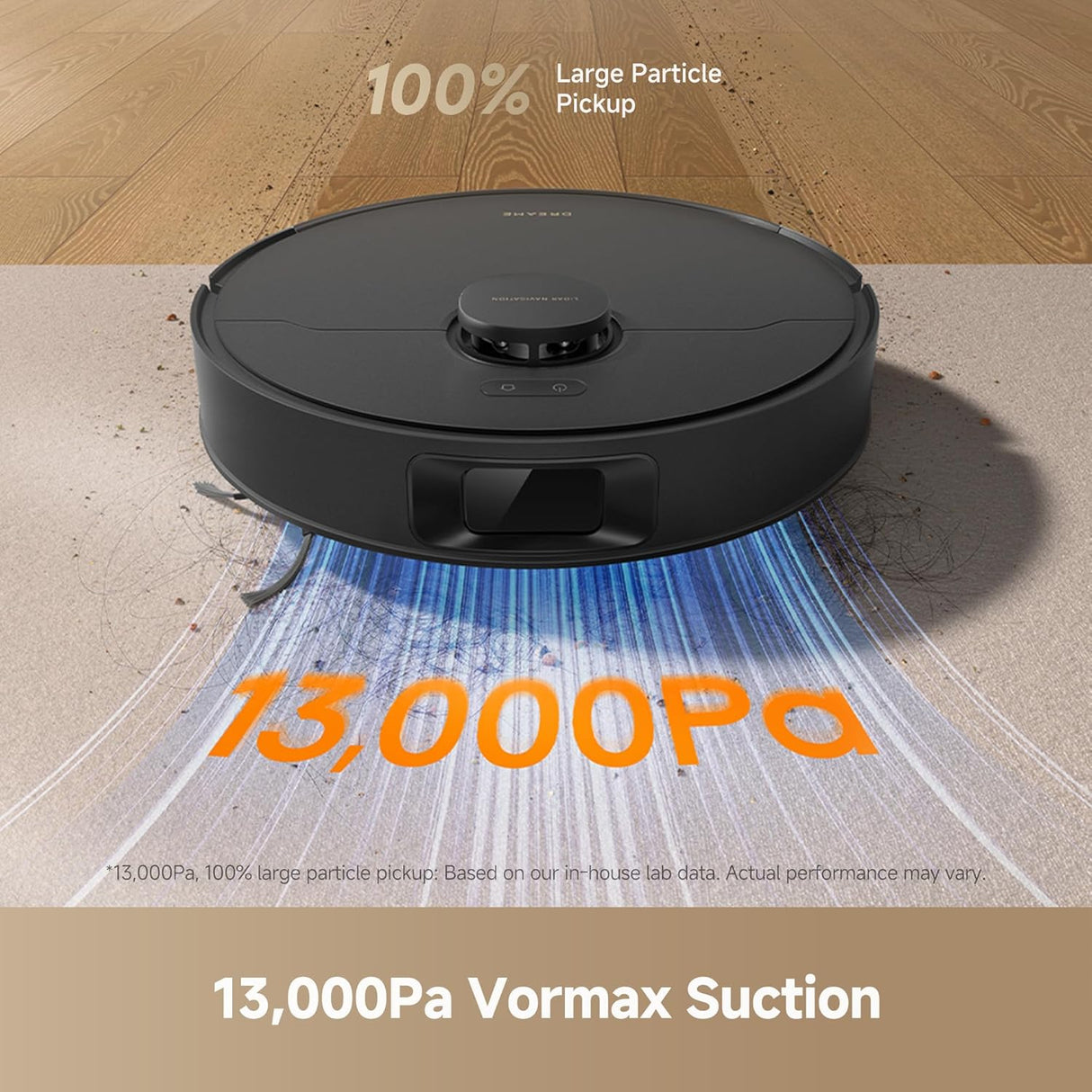DREAME D20 Plus Black Robot Vacuum