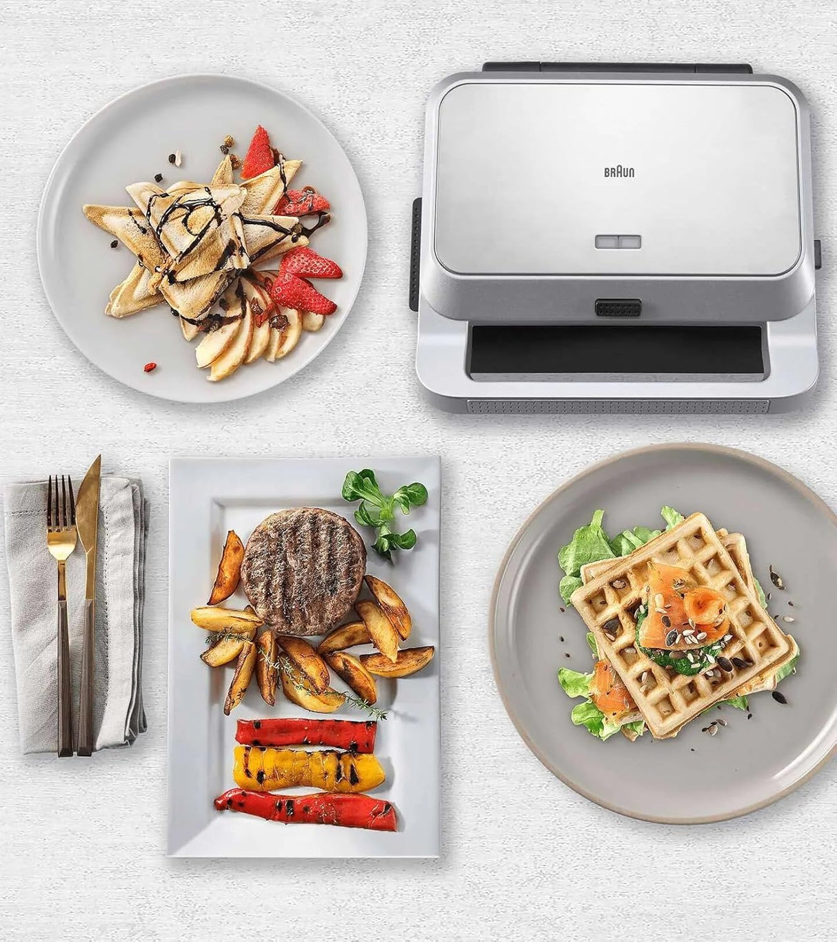BRAUN Silver Snack Maker SM5038