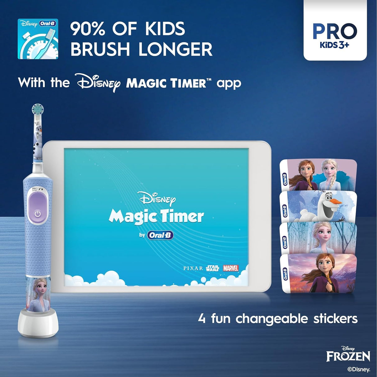 Oral-B Vitality 300 Kids Frozen Electric Toothbrush D103.413.2K