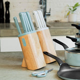BERGHOFF 7-pc Knife Block Set Glints Slate 3950350