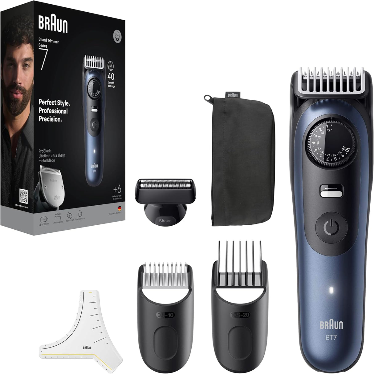 BRAUN Beard Trimmer Series 7 BT7520
