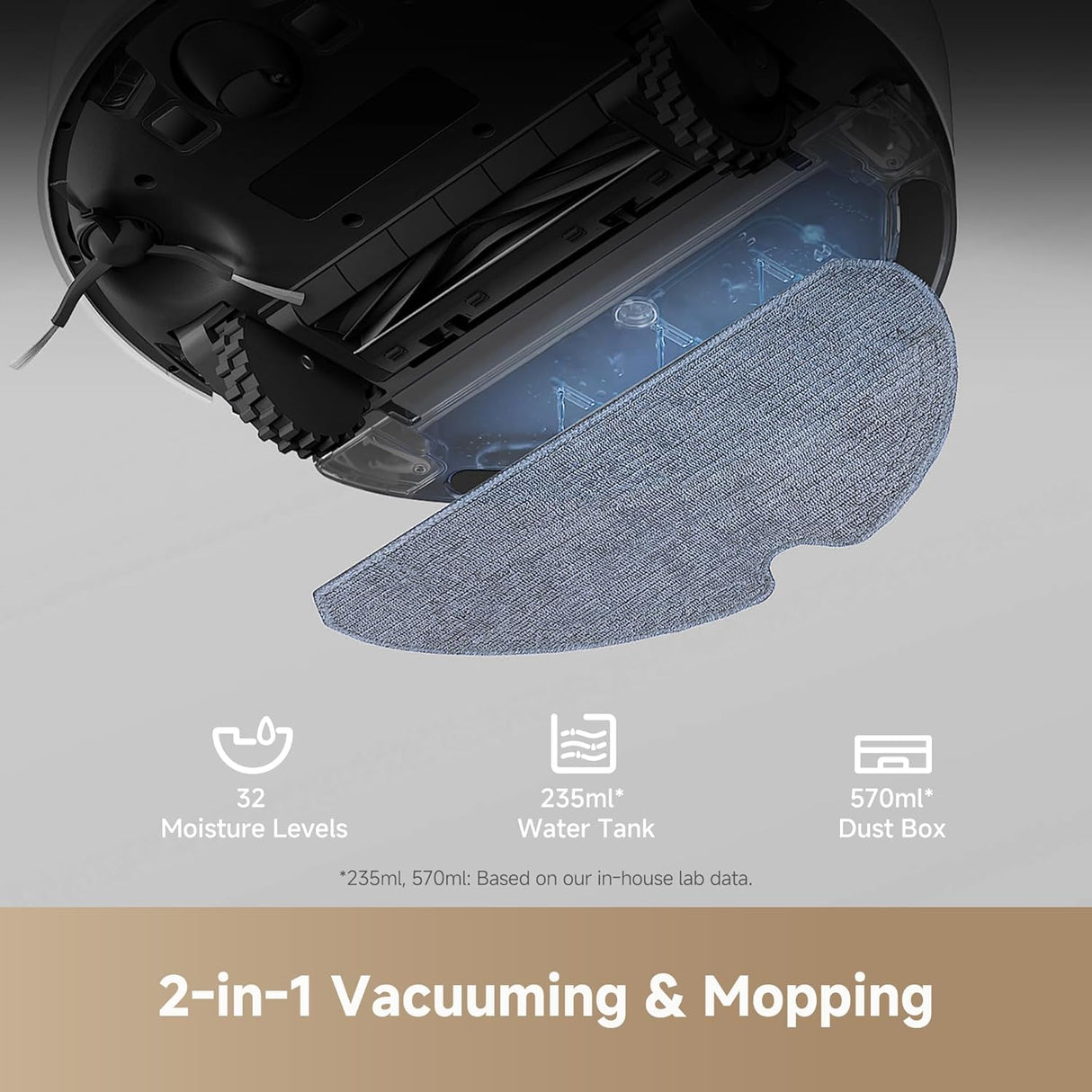 DREAME F10 White Robot Vacuum