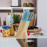 BERGHOFF 7-pc Knife Block Set Glints Slate 3950350
