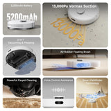 DREAME F10 White Robot Vacuum