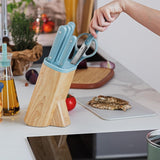 BERGHOFF 7-pc Knife Block Set Glints Slate 3950350